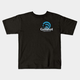 Hydro emblem genshin impact Kids T-Shirt